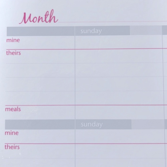Organizer Dry Erase Magnetic Monthly Calendar Planner - Picture 5 of 5